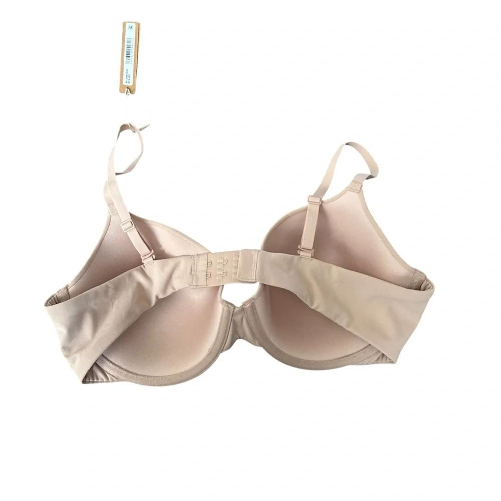 Skims Kim Kardashian Fits Everybody T-Shirt Demi Bra in Mica Nude Size 36C - Picture 3 of 5